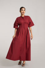 Load image into Gallery viewer, Pinning You Maxi Dress - Merlot
