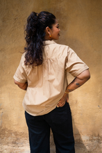 Load image into Gallery viewer, Oversized Short Sleeve Shirt - Bisque