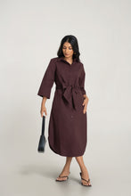 Load image into Gallery viewer, Lyra Midi Dress - Coffee