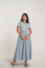 Load image into Gallery viewer, Cherry Maxi Skirt - Dove