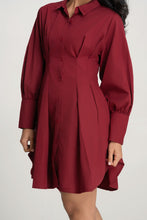 Load image into Gallery viewer, Elora Mini Dress - Wine