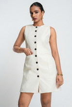 Load image into Gallery viewer, Sandy Mini Shift Dress - Ivory