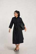 Load image into Gallery viewer, Lyra Midi Dress - Black