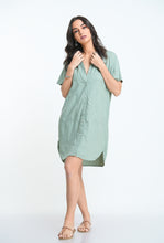 Load image into Gallery viewer, Summer Utility Mini Dress - Misty