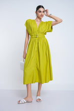 Load image into Gallery viewer, Delta Midi Dress - Lemon