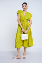 Load image into Gallery viewer, Delta Midi Dress - Lemon