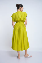 Load image into Gallery viewer, Delta Midi Dress - Lemon