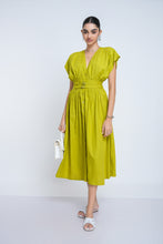 Load image into Gallery viewer, Delta Midi Dress - Lemon