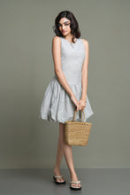 Load image into Gallery viewer, Gia Mini Bubble Dress - Palm