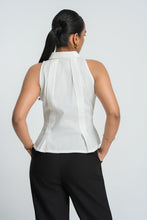 Load image into Gallery viewer, Rua Pleated Top - Cloud