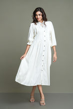 Load image into Gallery viewer, Elsie Midi Dress - Cloud