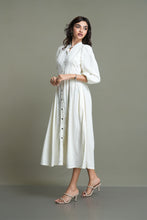 Load image into Gallery viewer, Elsie Midi Dress - Cloud