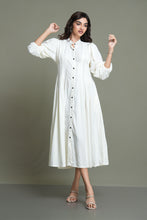 Load image into Gallery viewer, Elsie Midi Dress - Cloud