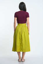 Load image into Gallery viewer, Rib Crew Crop T-Shirt - Berry