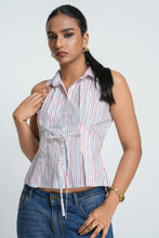 Load image into Gallery viewer, Rua Pleated Top - Old Port