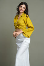 Load image into Gallery viewer, Esther Twisted Top - Mustard