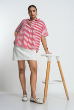 Load image into Gallery viewer, Oversized Short Sleeve Shirt - Florance