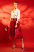 Load image into Gallery viewer, Eve Lana Midi Skirt - Ruby