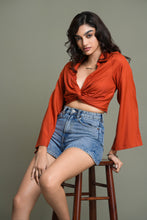Load image into Gallery viewer, Esther Twisted Top - Rust