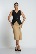 Load image into Gallery viewer, Clara Midi Skirt - Bisque