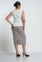 Load image into Gallery viewer, Poppy Pin Tuck Top - Cloud