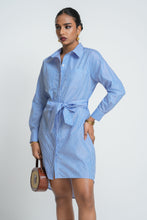 Load image into Gallery viewer, Stella Utility Mini Dress - Santorini