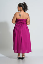 Load image into Gallery viewer, Mae Strapless Dress- Burgundy