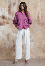 Load image into Gallery viewer, Nova Pleated Pant - Pearl