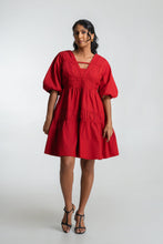 Load image into Gallery viewer, Caroline Mini Dress - Hibiscus