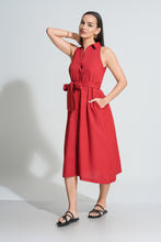 Load image into Gallery viewer, Mia Midi Dress - Crimson