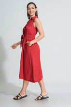 Load image into Gallery viewer, Mia Midi Dress - Crimson