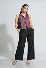 Load image into Gallery viewer, Rua Pleated Top - Grape