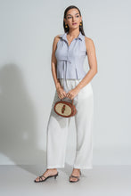 Load image into Gallery viewer, Rua Pleated Top - Sky