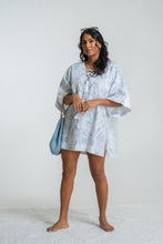 Load image into Gallery viewer, Olivia mini kaftan - Ocean Leaf