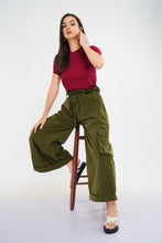 Load image into Gallery viewer, Rib Crew Neck - Cherry