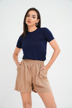 Load image into Gallery viewer, Rib Crew Neck - Navy