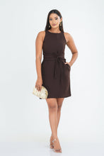 Load image into Gallery viewer, Myla Mini Dress - Chocolate