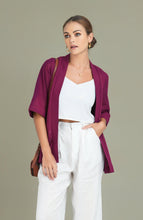 Load image into Gallery viewer, Summer Mini Cardigan - Burgundy