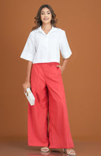 Load image into Gallery viewer, Evie Tuck Pant - Crimson