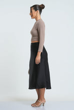 Load image into Gallery viewer, Grace Midi Skirt - Black