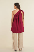 Load image into Gallery viewer, Jayla One Shoulder Dress - Wine
