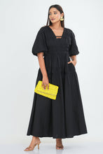 Load image into Gallery viewer, Caroline Midi Dress - Black