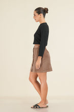 Load image into Gallery viewer, Rib Crew Pullover Top - Black