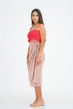 Load image into Gallery viewer, Melissa Wrap Skirt - Caramel