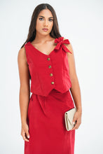 Load image into Gallery viewer, Rosie Waist coat - Cherry