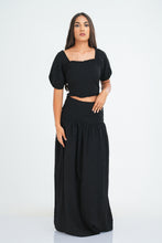 Load image into Gallery viewer, Jasmine Crop Top - Black