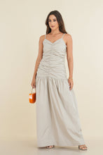 Load image into Gallery viewer, Iris Drop Waist Maxi Dress - Dove