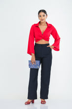 Load image into Gallery viewer, Esther Twist Tie Top - Scarlet