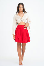 Load image into Gallery viewer, Thea Mini Skirt - Scarlet