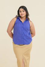 Load image into Gallery viewer, Isabella Top - Indigo